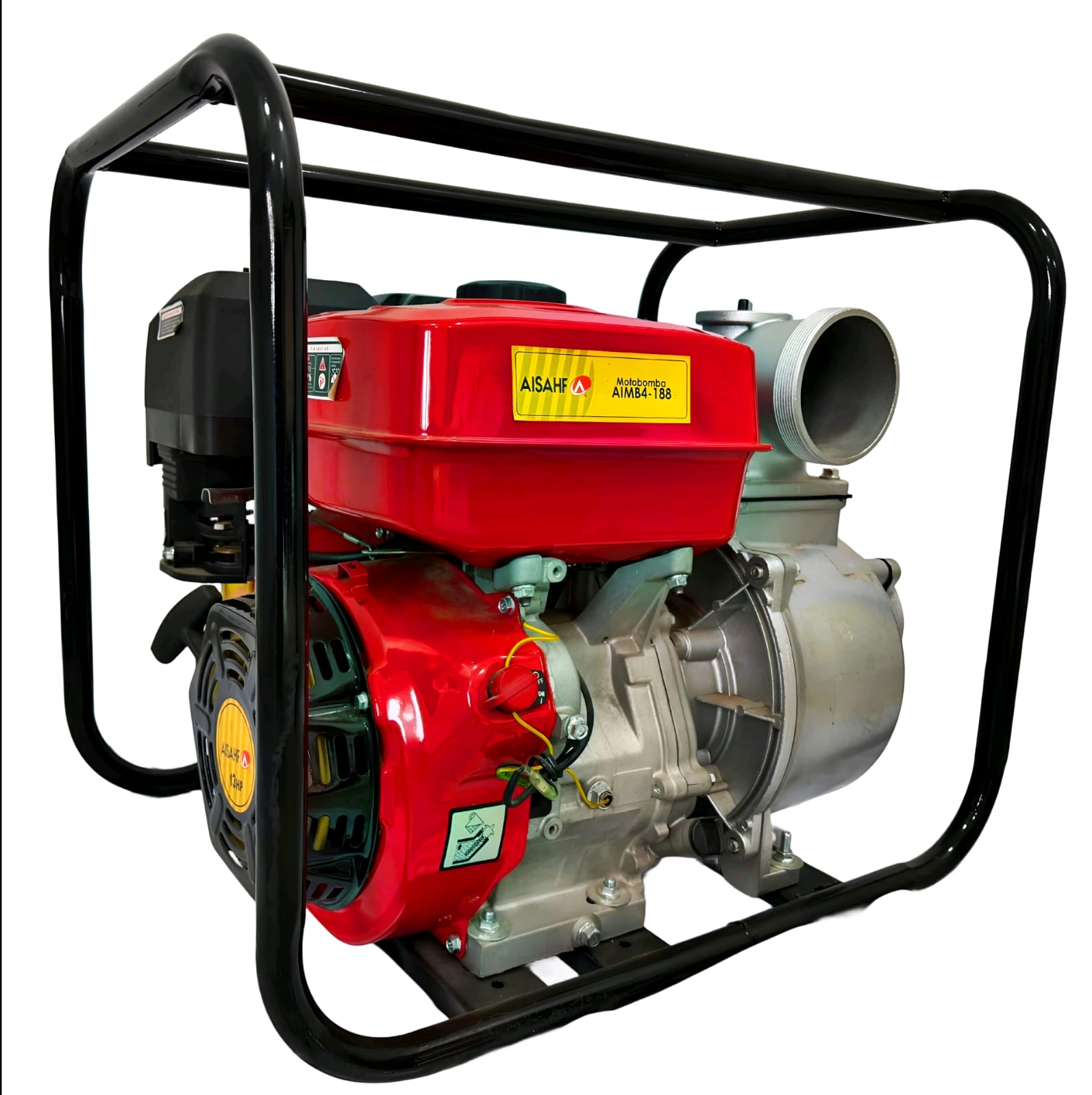 MOTOBOMBA DE AGUA NAFTERO AISAHF 4" 190F 15HP